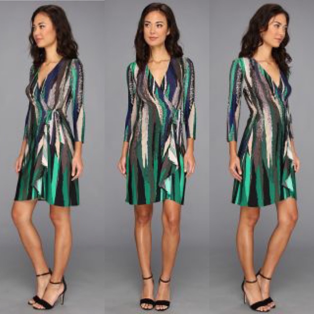 BCBGMAXAZRIA Adele Wrap Dress